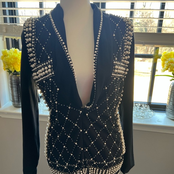 Womens Sexy Pearl dress. - Picture 8 of 10